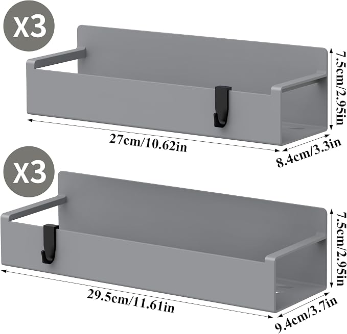 6 Pack Magnetic Spice Rack Organizer - Image 8