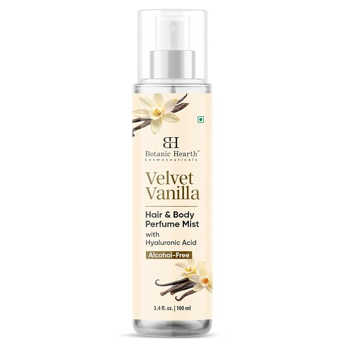 Botanic Hearth Velvet Vanilla Hair & Body Perfume Mist - Image 2