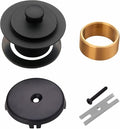 Black Bathtub Drain Conversion Kit Assembly by WELLUP