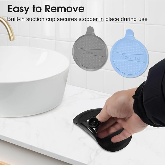 Silicone Drain Stopper for Shower & Tub, Floor Drain- Super Seal for Hair Clog - Image 3