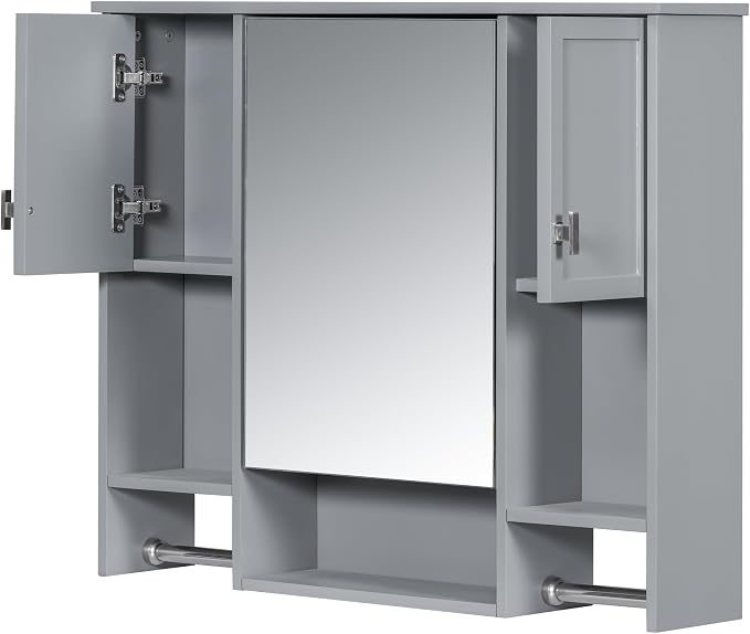 Bathroom Medicine Cabinet, Wall Mounted Bathroom Storage Cabinet - Image 6