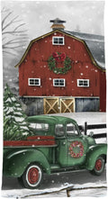 Briarwood Lane Christmas on The Farm Hand Towel by BriarwoodLane
