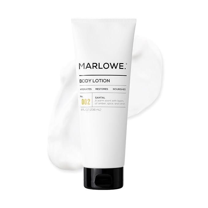 MARLOWE. No. 002 Santal Body Lotion 8 Oz, Moisturizing & Nourishing Daily Dry by MARLOWE