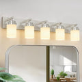 IZORRO Bathroom Vanity Light Fixture, 5-Light 36 Inch Brushed Nickel Bathroom by IZORRO