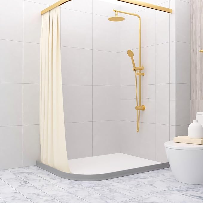Raycity 3" High Shower Threshold Water Dam 59 IN Collapsible Shower Water - Image 8