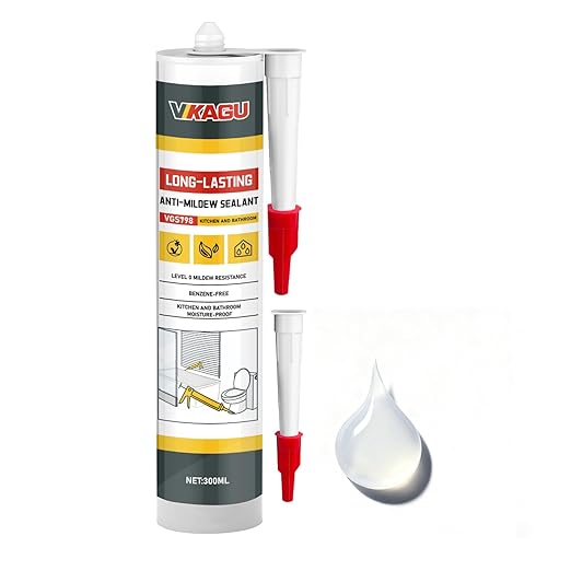 VGS 798 Professional Silicone Sealant Caulk 10.15 Oz Tube by VIKAGU