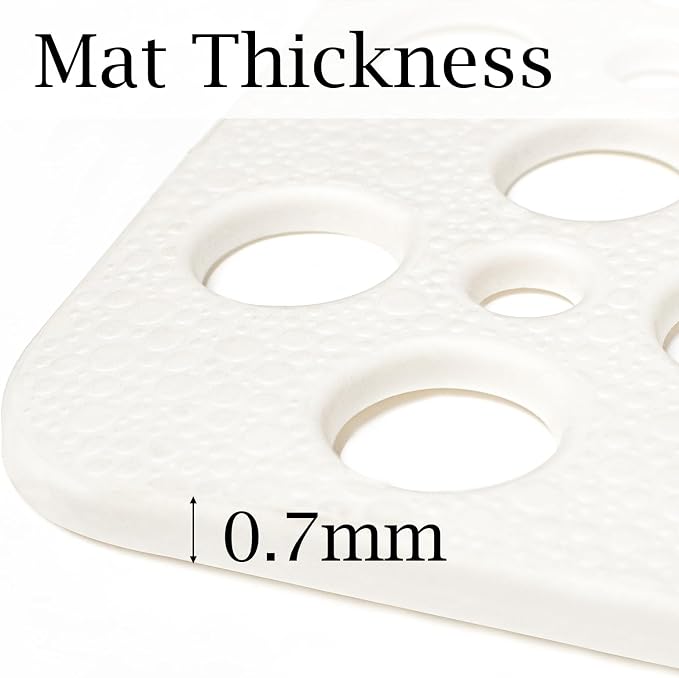Large Non Slip Shower/Bath Mat for Inside Shower, 35.4x23.6 Inch Anti-Slip - Image 5