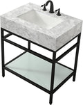 Gesipor Bathroom Carrara Marble Vanity by Gesipor