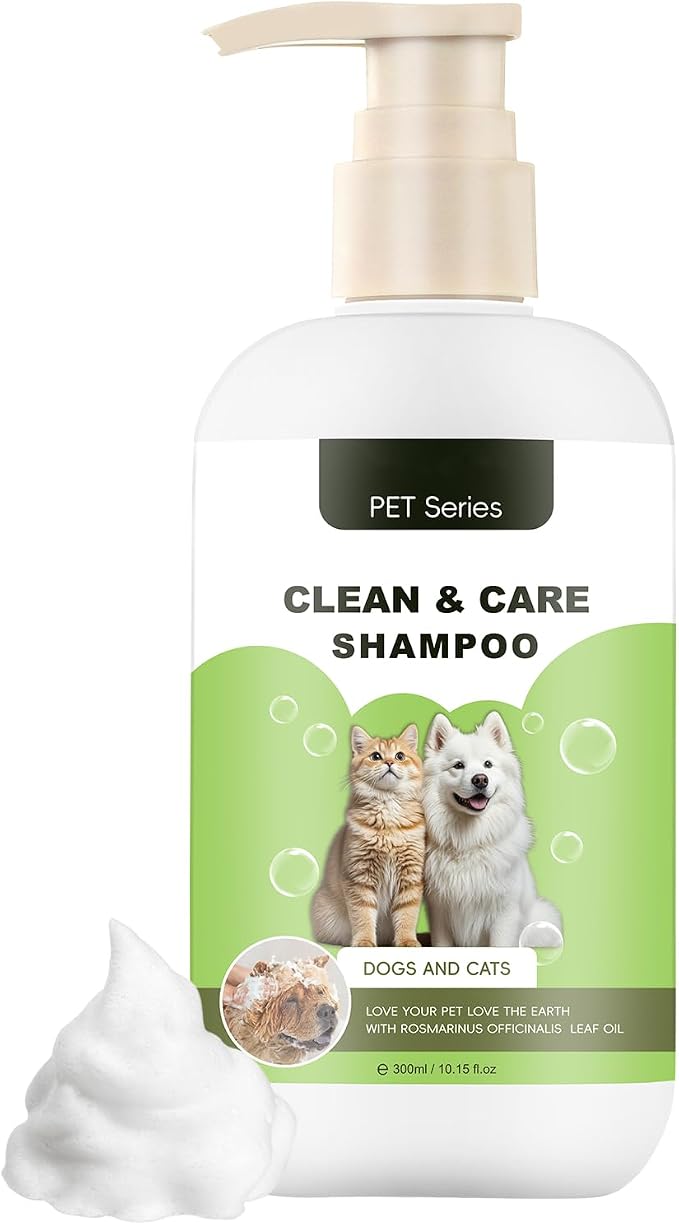 Clean Care Shampoo for Dogs and Cats, Seasonal Itch Relief Shampoo, Skin and by GUOYAOLIFU