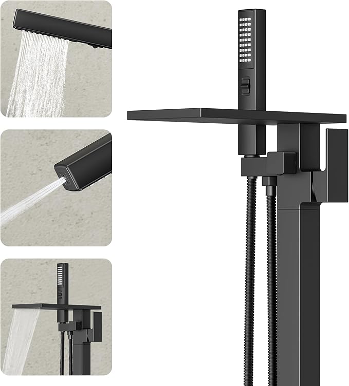 Freestanding Bathtub Faucet by RyuwankuBathroomFaucet