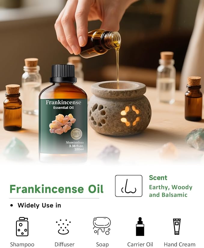 Mumianhua 100% Pure Frankincense Essential Oil Natural Frankincense Oil - Image 5