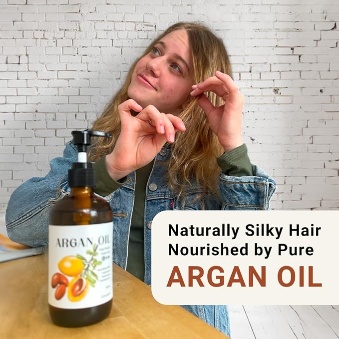 Argan Oil for Hair Growth Oil 8oz - Image 6