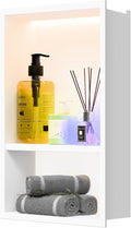 Lighted Shower Niche, Bathroom Wall Niche by IKITRAEE