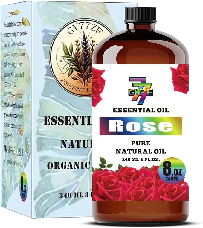 Rose Essential Oil – Rose Oils for diffusers, humidifiers, Home Baths, Cleaning by GV77ZFESSENTIALOILBUYNOW
