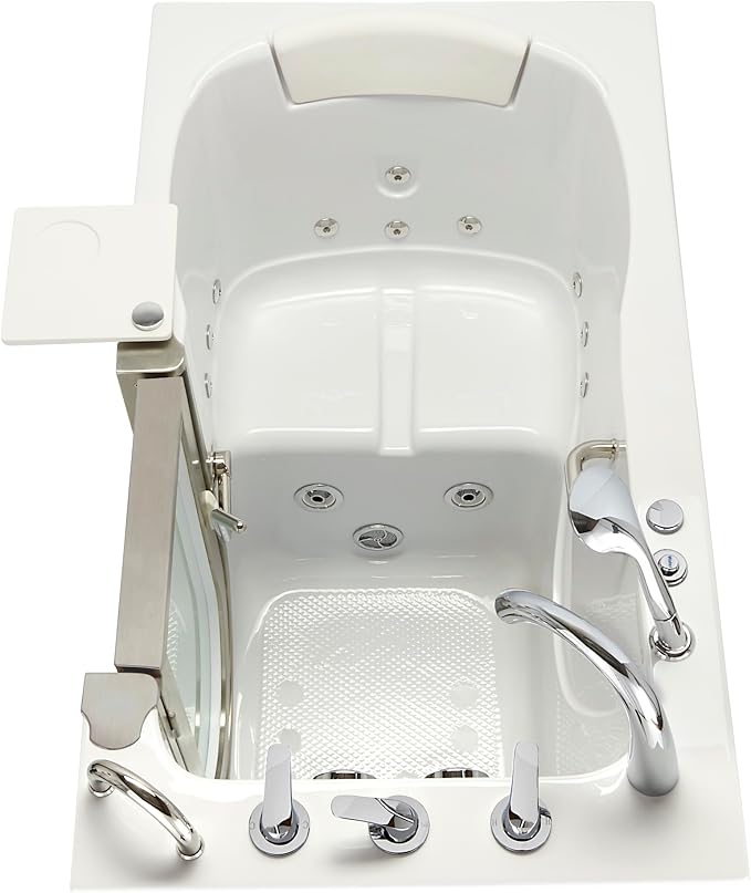 Ella Royal 32"x52" Acrylic Hydro Massage Walk-In Bathtub - Image 6
