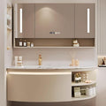 50IN Floating Bathroom Vanity, Wall Mounted Wood Sink Cabinet by TIZAZOFashionHome