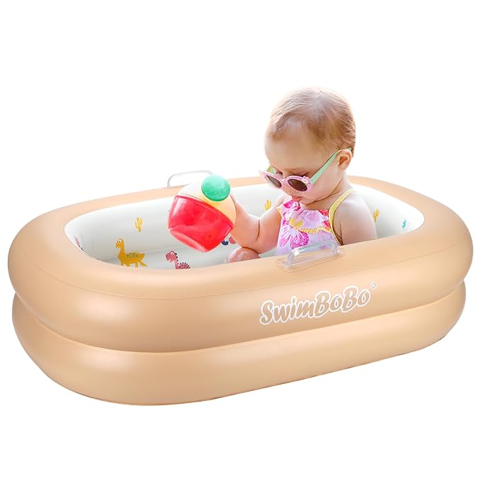 Swimbobo Inflatable Baby Bathtub – Soft, Portable Baby Bath by Swimbobo