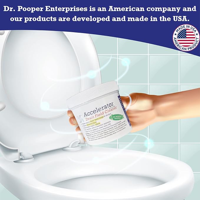 Drain Field Cleaner Tablets by Dr Pooper. Clears Septic Tanks and Drain Fields - Image 7