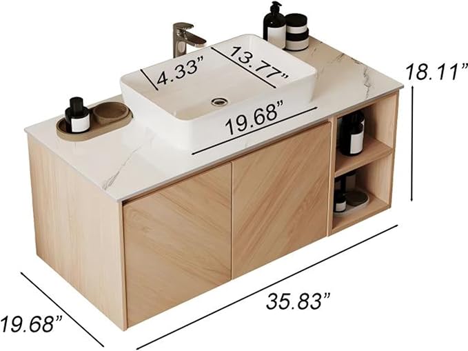 36" Floating Bathroom Vanity - Image 5