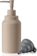 Modern Ceramic Soap Dispenser for Bathroom，14oz Ceramic Soft Touch Hand Lotion by Unknown