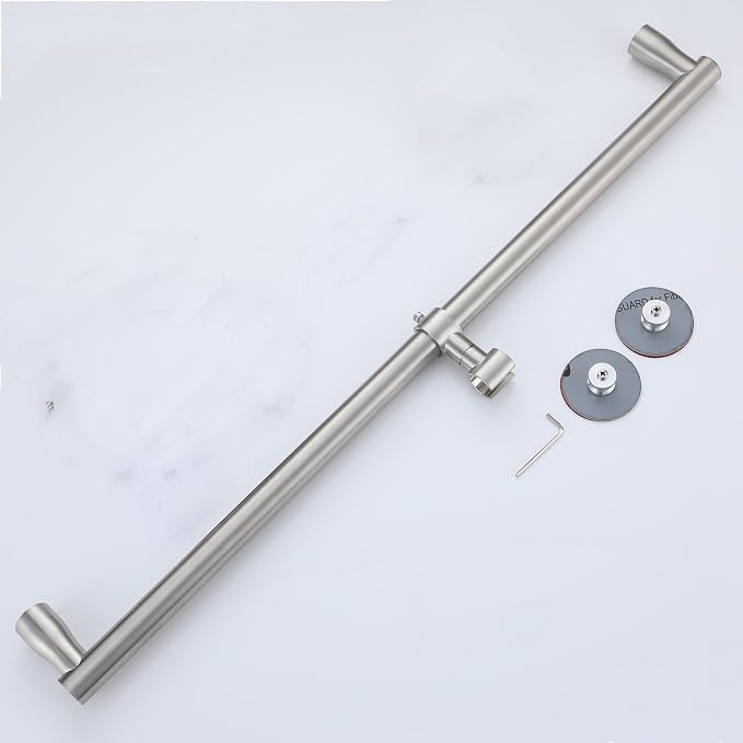 RRAJJ Shower slide bar that is installed by pasting or punching - Image 7