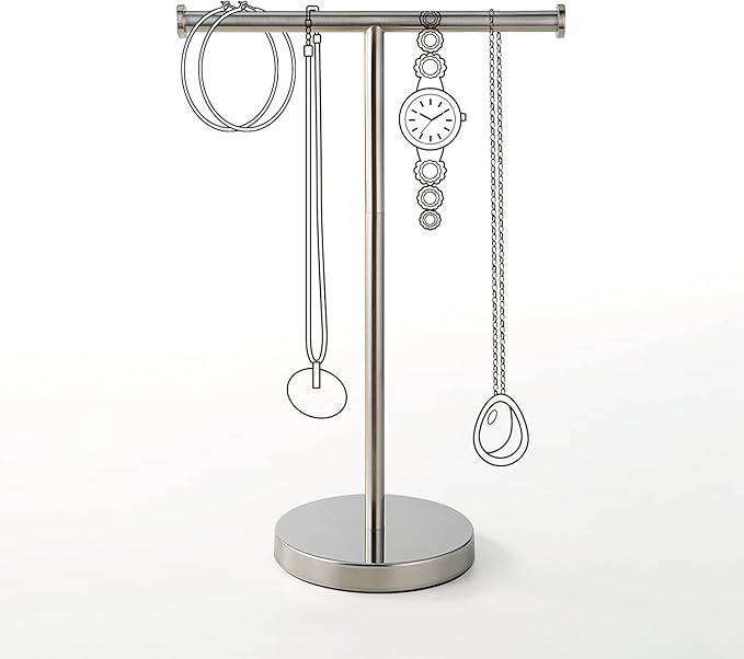 SunnyPoint Countertop Hand Towel Holder Stand – 16.5" Tall Stainless Steel - Image 4