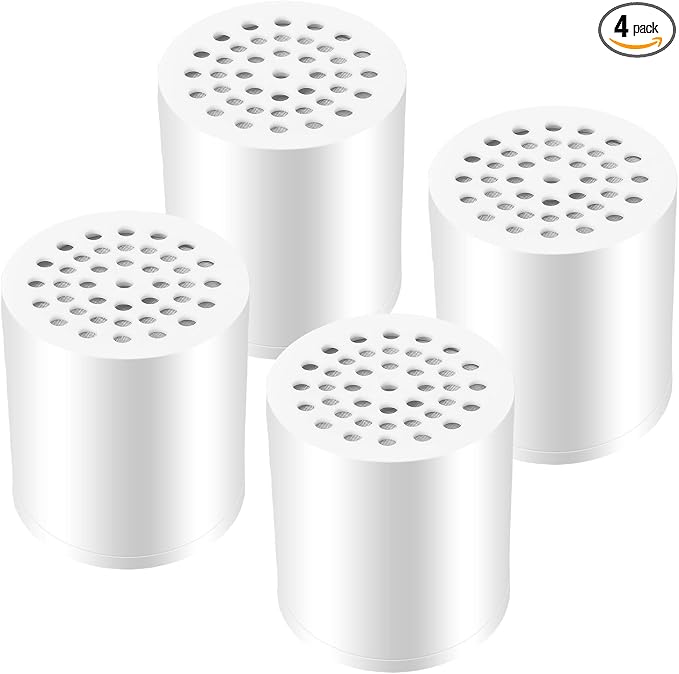 4 Pack 20 Stage Shower Filter Universal Replacement Cartridge Hard Water by Laicky