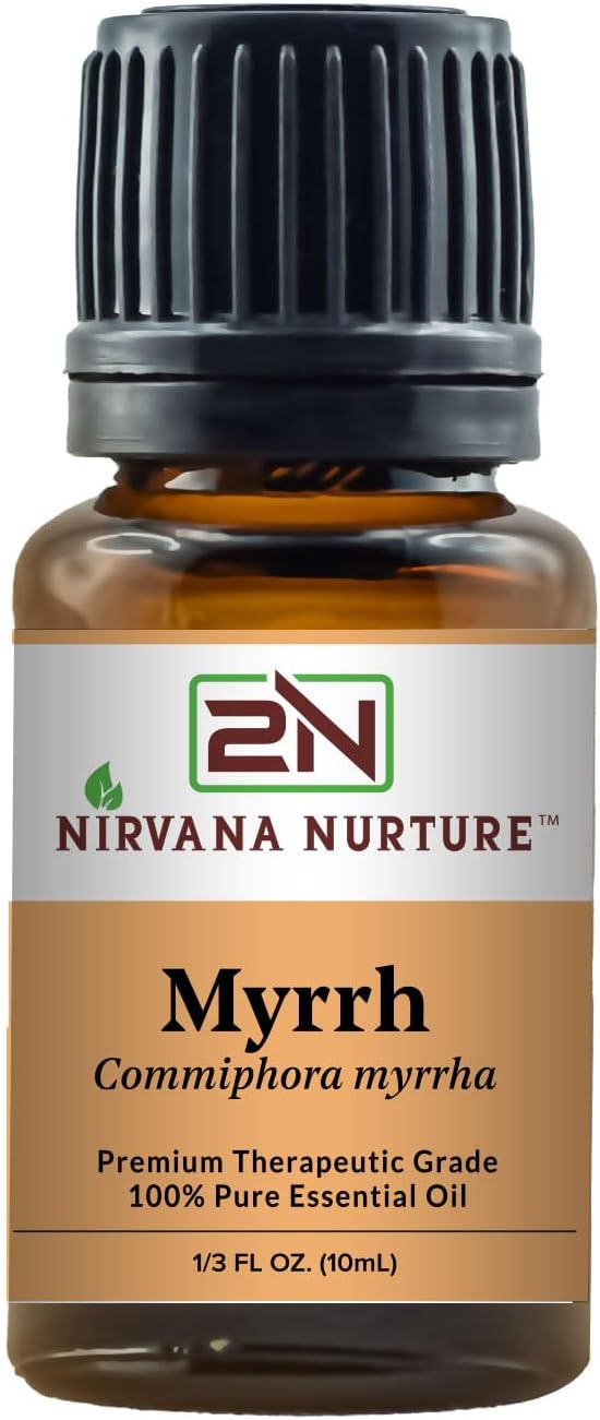 Myrrh Essential Oil 100% Pure Premium Therapeutic Grade, Undiluted by NirvanaNurture