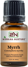 Myrrh Essential Oil 100% Pure Premium Therapeutic Grade, Undiluted by NirvanaNurture