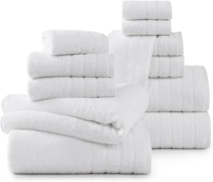 Casa Platino 100% Cotton Luxury Bathroom Towel Set - Image 2