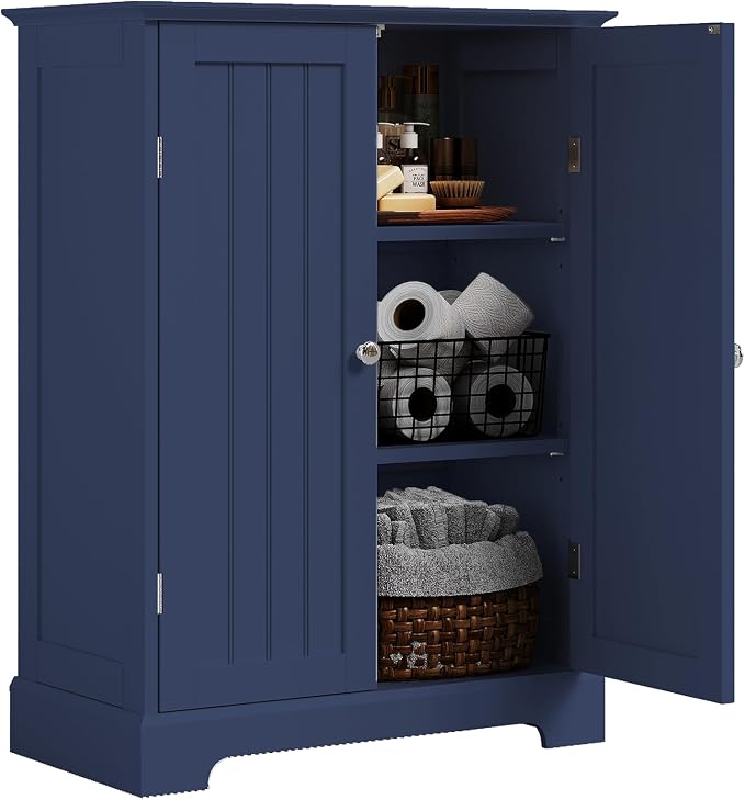 ChooChoo Bathroom Floor Cabinet, Modern Bathroom Storage Cabinet - Image 8
