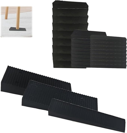 18 PCS Black Plastic Shims for Leveling Feet Stable, Extreme Weight Capacity by Unknown