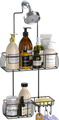 Epicano Shower Caddy Hanging, Anti-Swing Over Head Shower Caddy Rustproof by Epicano