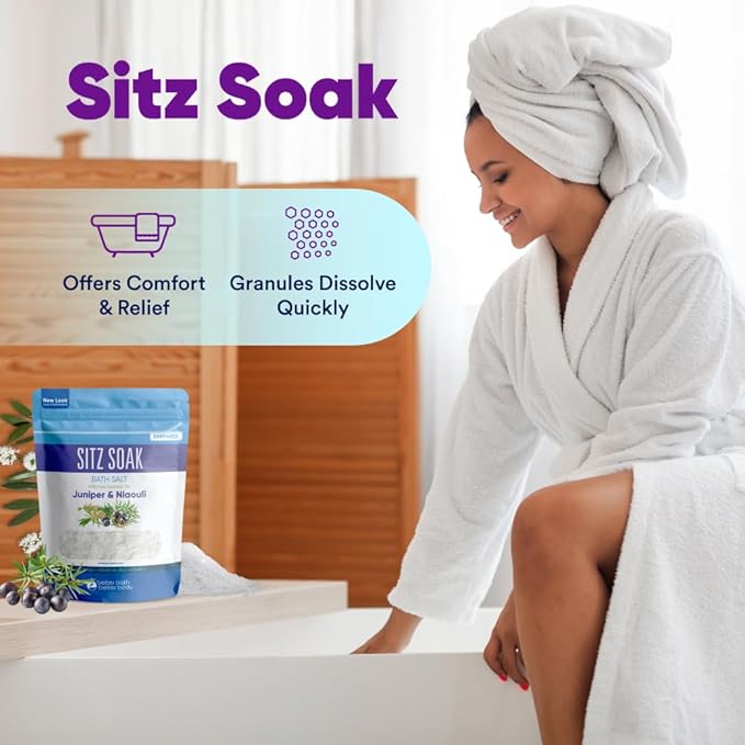 Sitz Bath Soak 2-Lbs Sitz Salt Epsom Salt Hemorrhoid Soothing - Image 3