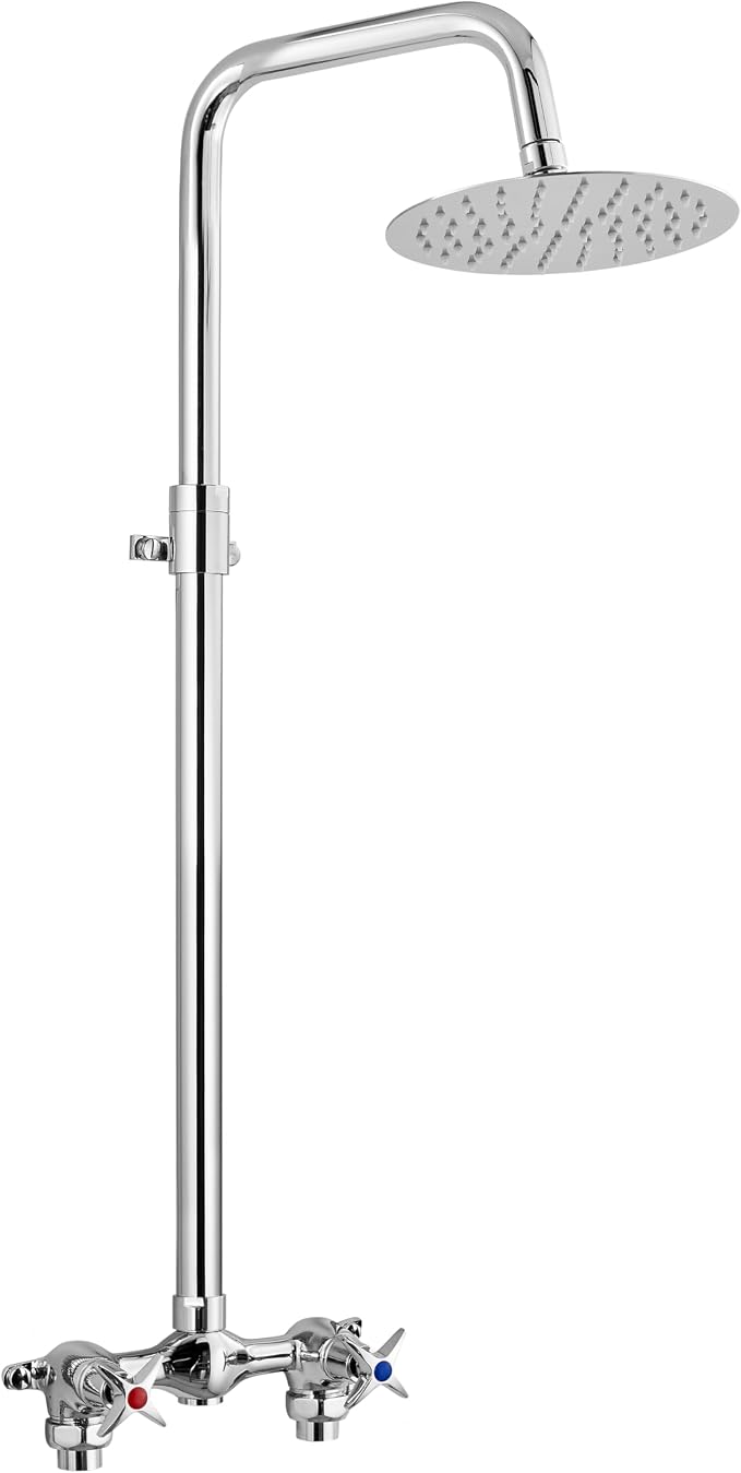 Aolemi Outdoor Shower Kit Outdoor Shower Fixtures Faucet System Double Handle by Aolemi