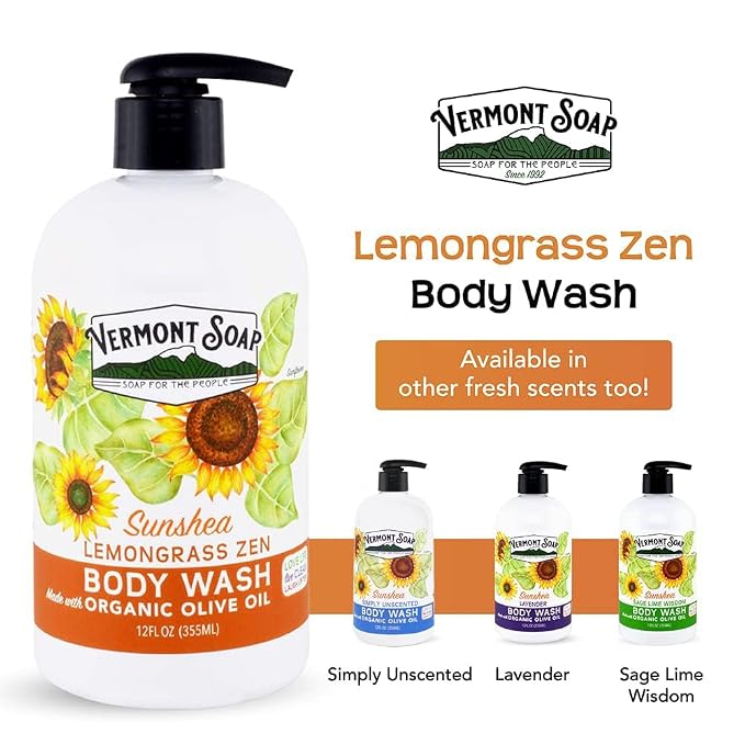 VERMONT SOAP Body Wash, Natural Body Wash - Image 6