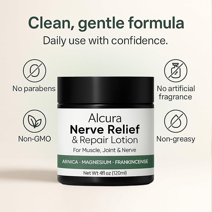Alcura Nerve Cream, Alcura Neuropathy Lotion - Image 5