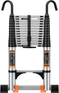 Telescoping Ladder, 13.5FT Aluminum Multi-Purpose Collapsible Ladder by Unknown