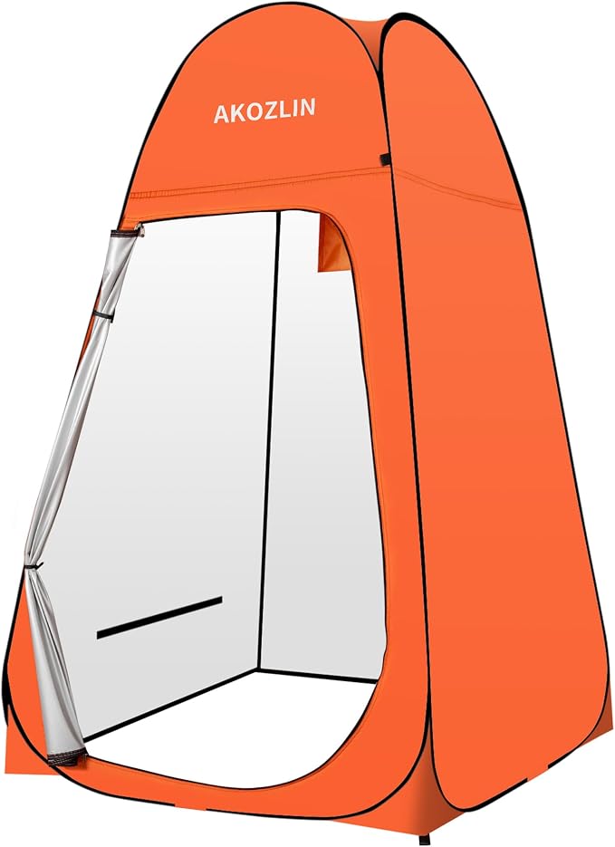 AKOZLIN Portable Pop Up Shower Tent Instant Privacy Dressing Changing Tent by AKOZLIN