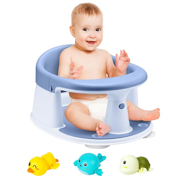 Baby Bath Seat, Infant/Toddler Sit Up Bathtub Seat by JOY+ANAN