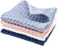 sea me at home Waffle Washcloths Set, 100% Turkish Cotton by seameathome