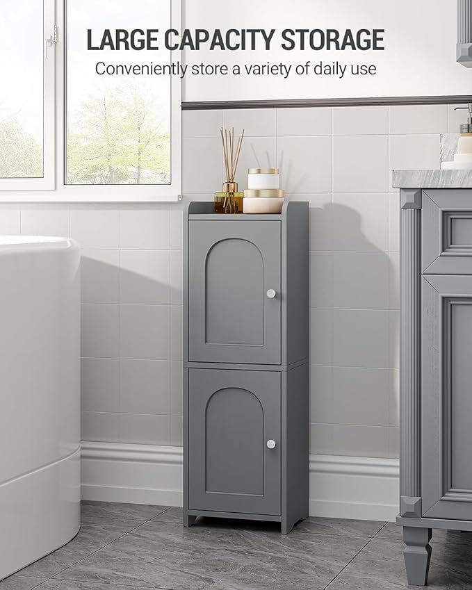 Bathroom Storage Cabinet, Corner Floor Cabinet - Image 4