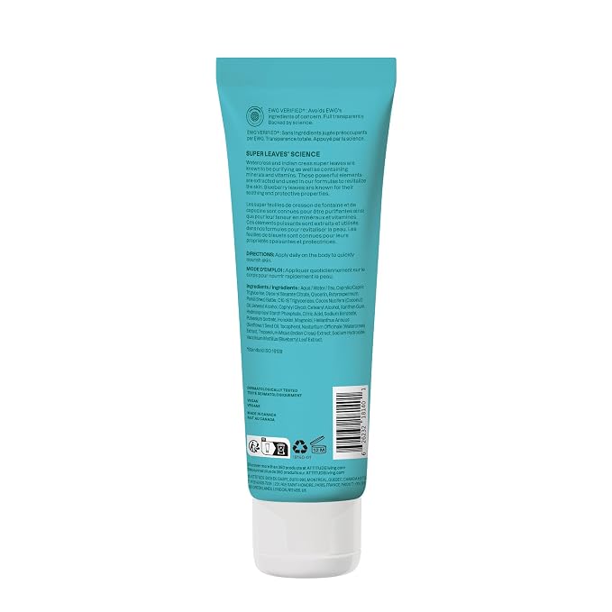 ATTITUDE Body Lotion, EWG Verified, Vegan & Cruelty-Free, Hydrating Moisturizer - Image 6