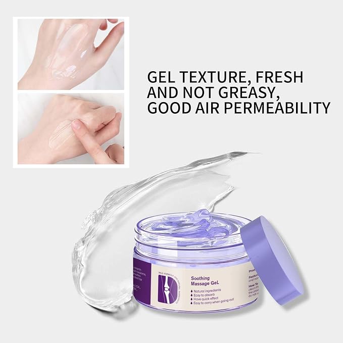 Soothing Cooling Cream, Soothing Relief Massage Gel - Image 3