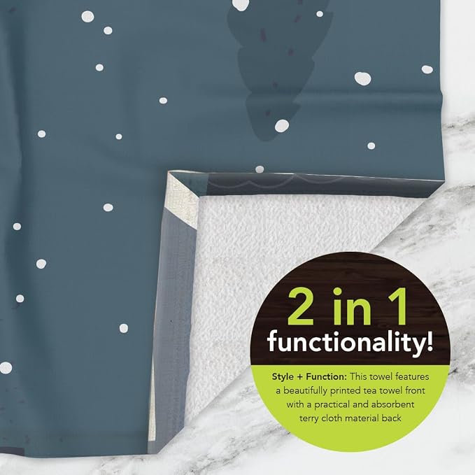 Briarwood Lane Snow Day Cotton Hand Towel - Image 3