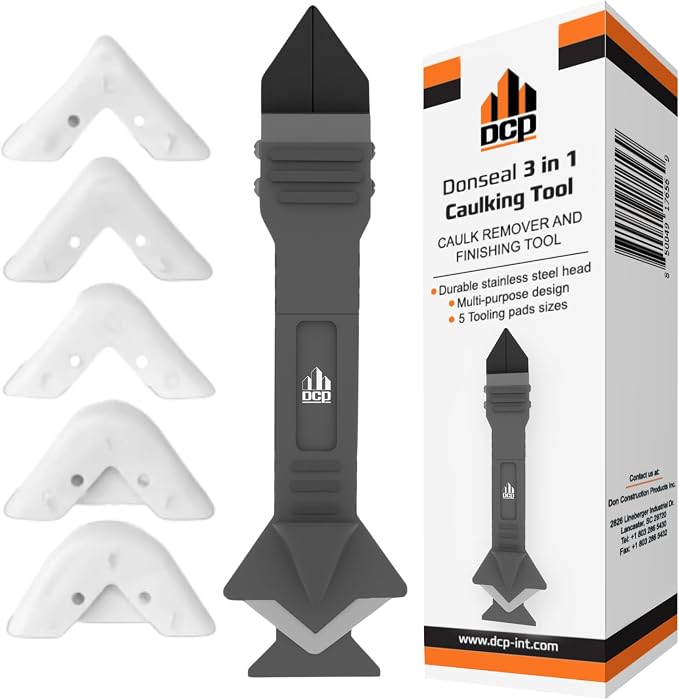 DCP Donseal 3 in 1 Caulking Tool Kit – Silicone Caulking Tool by DCP