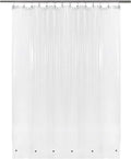 Barossa Design Clear Shower Curtain Liner 82 Width by 74 Height by BarossaDesign