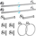 TQKAG Brushed Nickel Bathroom Hardware Accessories Set by TQKAG