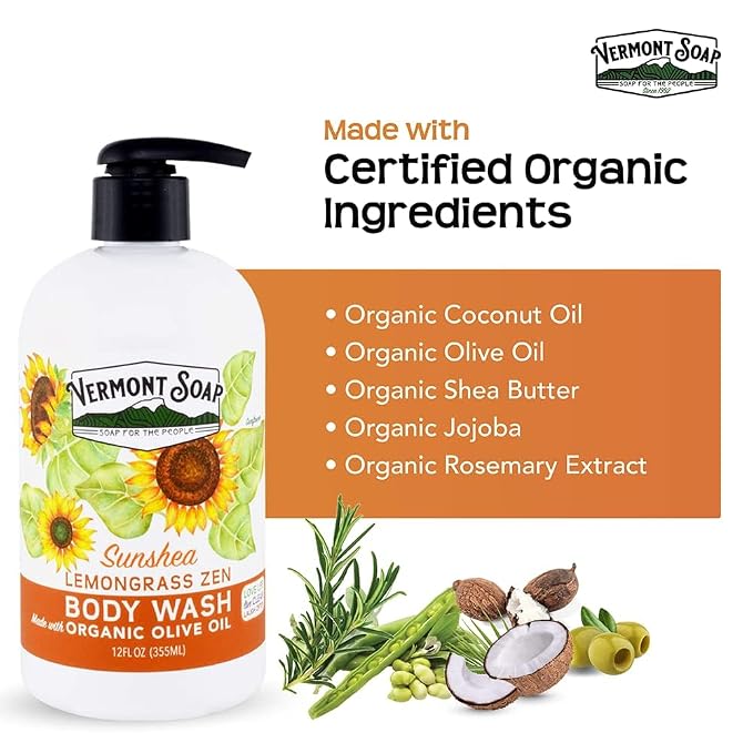VERMONT SOAP Body Wash, Natural Body Wash - Image 5