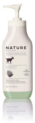 Goat Milk Lotion, Creamy Fragrance Free, Moisturizing Goat Milk Skin Lotion by Nature+by+Canus